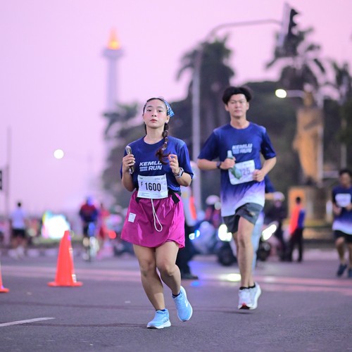 Race photo from KEMLU RUN 2026