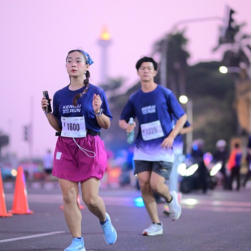 Race photo from KEMLU RUN 2026