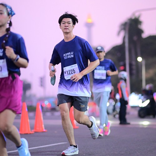 Race photo from KEMLU RUN 2026