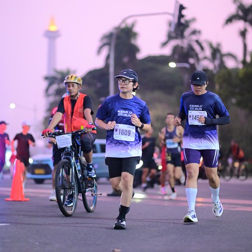 Race photo from KEMLU RUN 2026