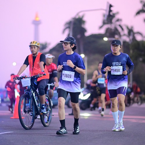 Race photo from KEMLU RUN 2026