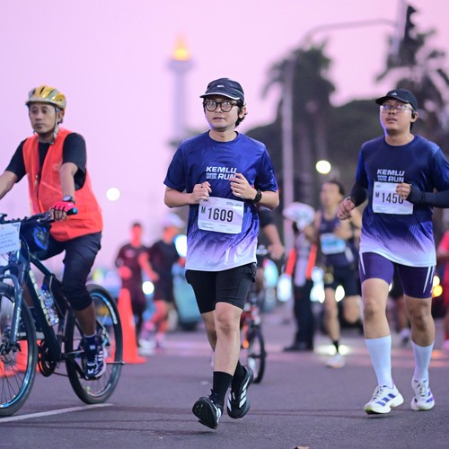 Race photo from KEMLU RUN 2026