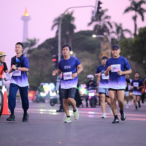 Race photo from KEMLU RUN 2026