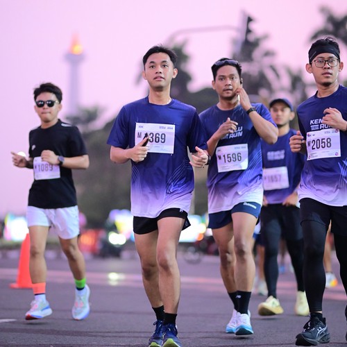 Race photo from KEMLU RUN 2026