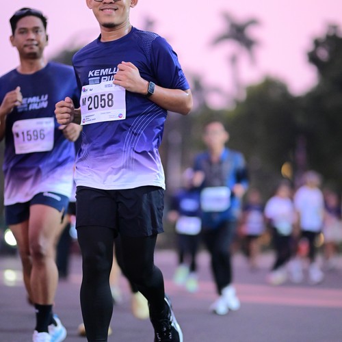 Race photo from KEMLU RUN 2026