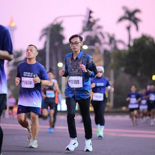 Race photo from KEMLU RUN 2026