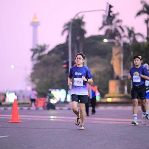 Race photo from KEMLU RUN 2026