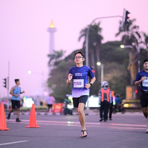 Race photo from KEMLU RUN 2026