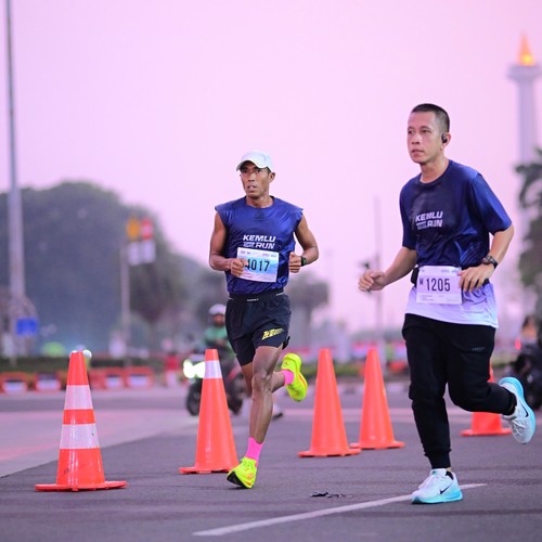 Race photo from KEMLU RUN 2026