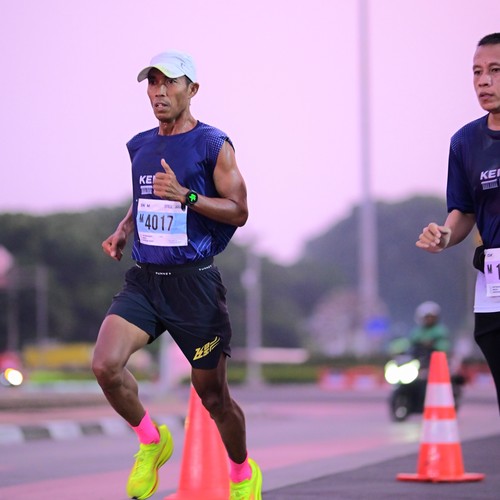 Race photo from KEMLU RUN 2026