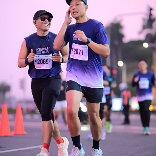 Race photo from KEMLU RUN 2026
