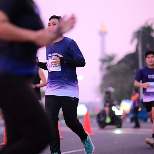 Race photo from KEMLU RUN 2026