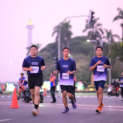 Race photo from KEMLU RUN 2026