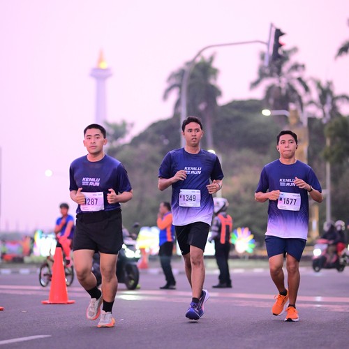 Race photo from KEMLU RUN 2026