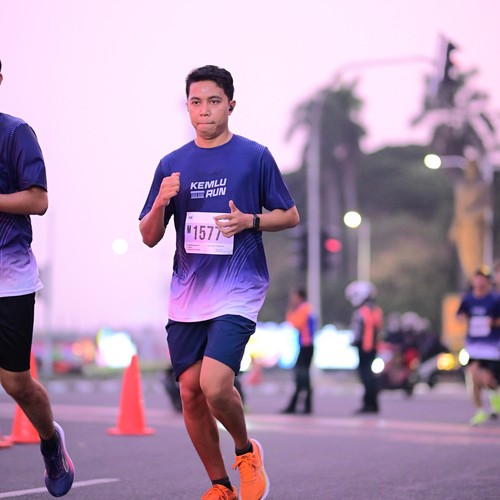 Race photo from KEMLU RUN 2026