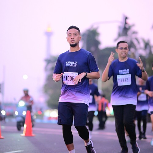 Race photo from KEMLU RUN 2026