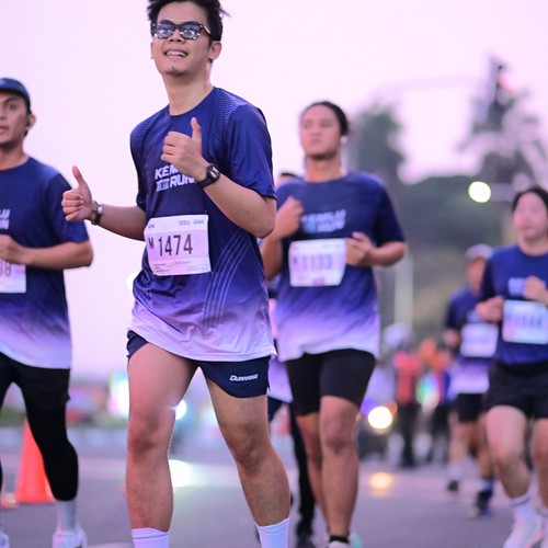Race photo from KEMLU RUN 2026