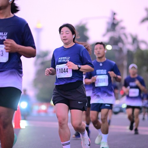 Race photo from KEMLU RUN 2026