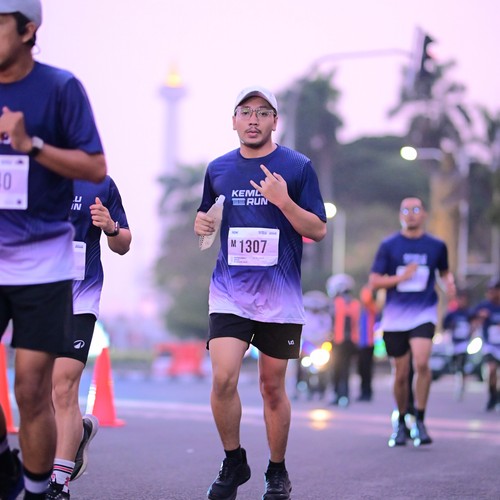 Race photo from KEMLU RUN 2026