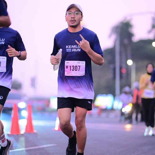 Race photo from KEMLU RUN 2026