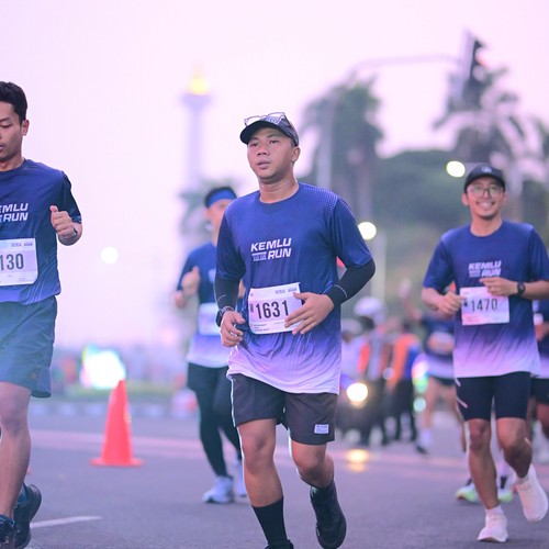 Race photo from KEMLU RUN 2026