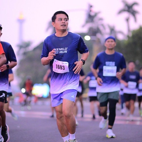 Race photo from KEMLU RUN 2026