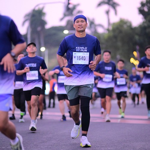Race photo from KEMLU RUN 2026