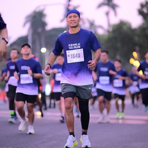 Race photo from KEMLU RUN 2026