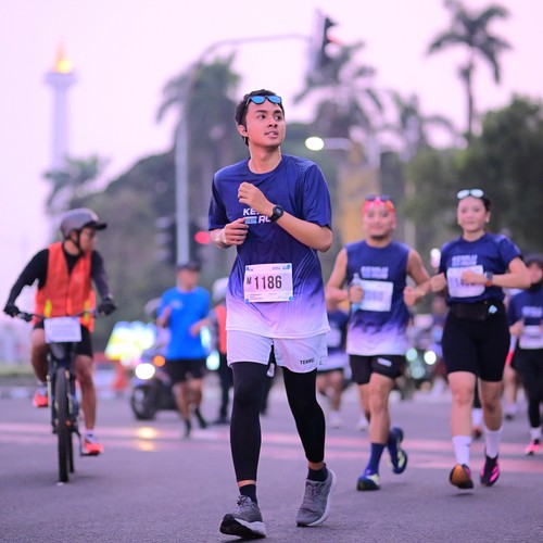 Race photo from KEMLU RUN 2026