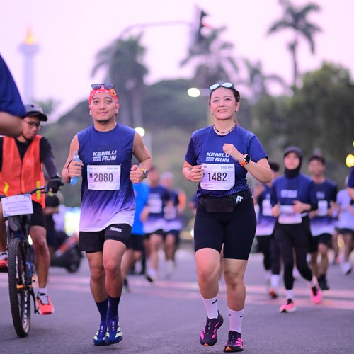Race photo from KEMLU RUN 2026