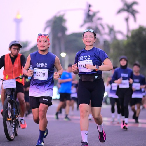 Race photo from KEMLU RUN 2026