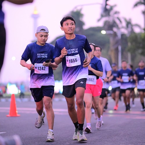 Race photo from KEMLU RUN 2026