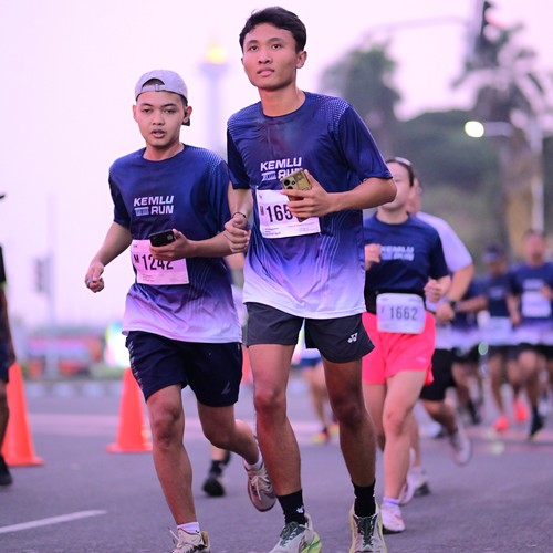 Race photo from KEMLU RUN 2026