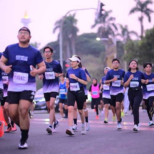 Race photo from KEMLU RUN 2026