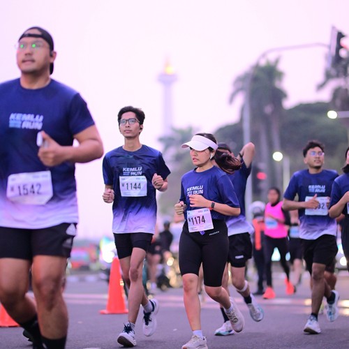 Race photo from KEMLU RUN 2026