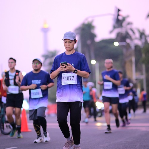Race photo from KEMLU RUN 2026