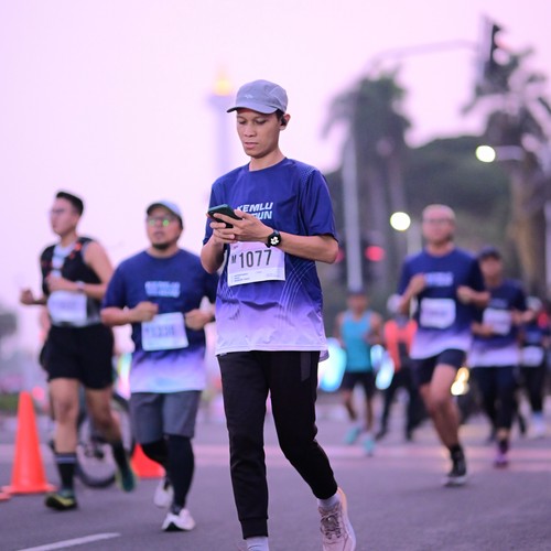Race photo from KEMLU RUN 2026