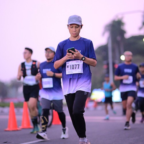 Race photo from KEMLU RUN 2026