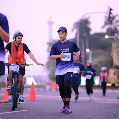 Race photo from KEMLU RUN 2026