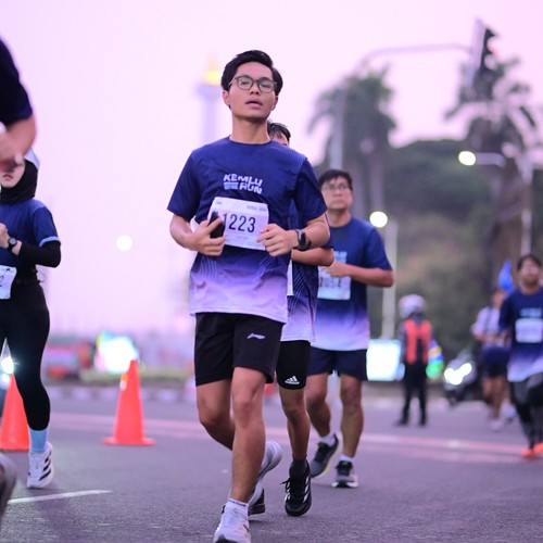 Race photo from KEMLU RUN 2026