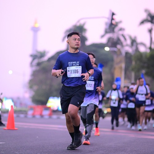 Race photo from KEMLU RUN 2026