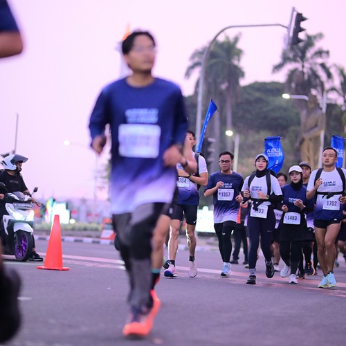 Race photo from KEMLU RUN 2026
