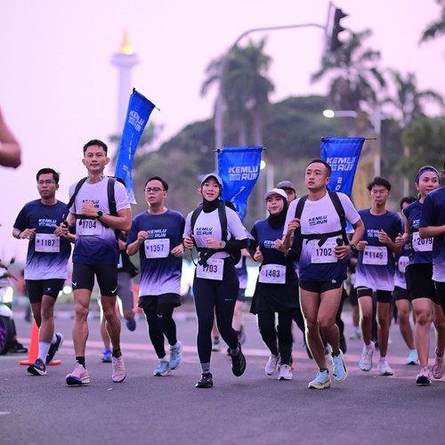 Race photo from KEMLU RUN 2026