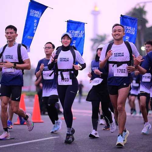 Race photo from KEMLU RUN 2026