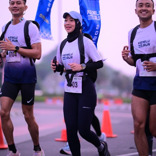 Race photo from KEMLU RUN 2026