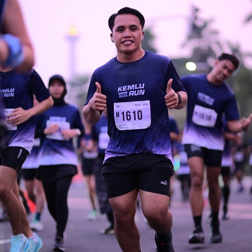 Race photo from KEMLU RUN 2026