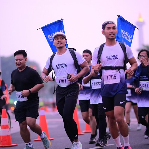 Race photo from KEMLU RUN 2026