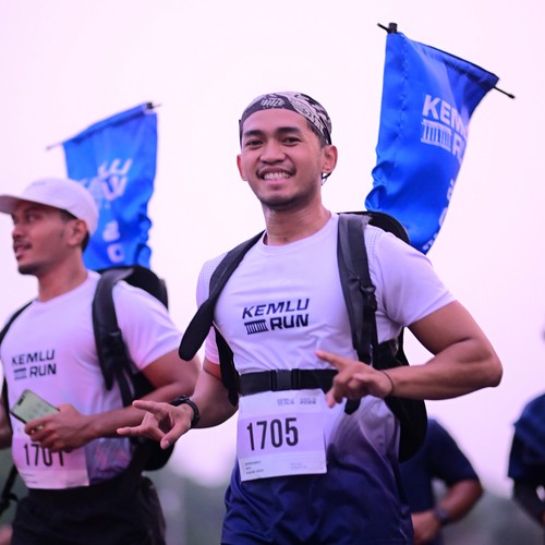 Race photo from KEMLU RUN 2026