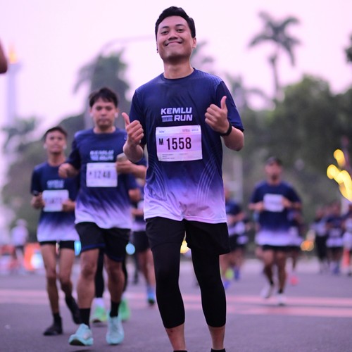 Race photo from KEMLU RUN 2026