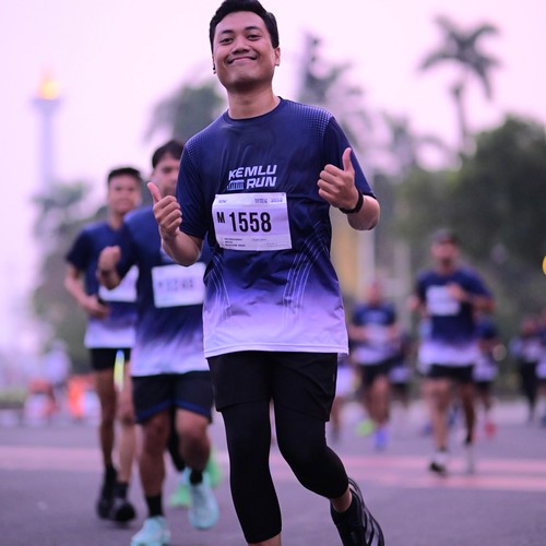 Race photo from KEMLU RUN 2026